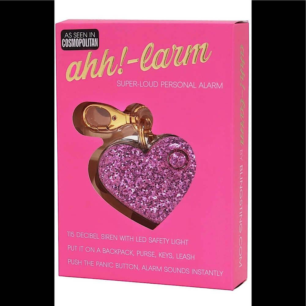 BlingSting Personal Safety Alarm- Self-Defense Keychain with LED Safety Light